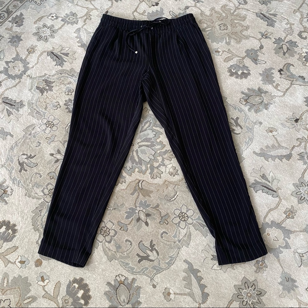 Calvin Klein Pinstripe Ankle Pants